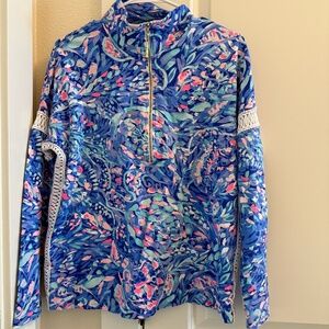 Blue Lilly Pulitzer Pop Over